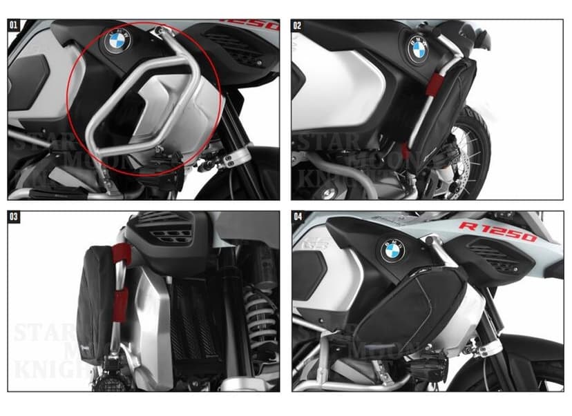 Tašky (Crash tašky) na padáky BMW R1250GS Advent