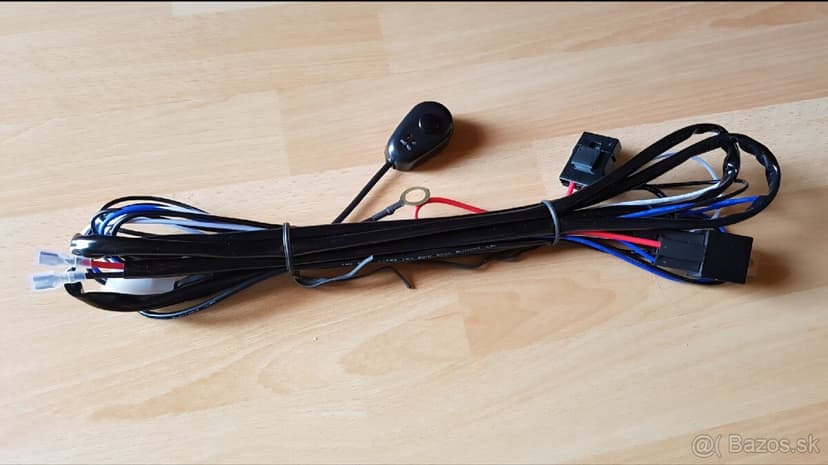 Kabeláž na led rampy - svetla