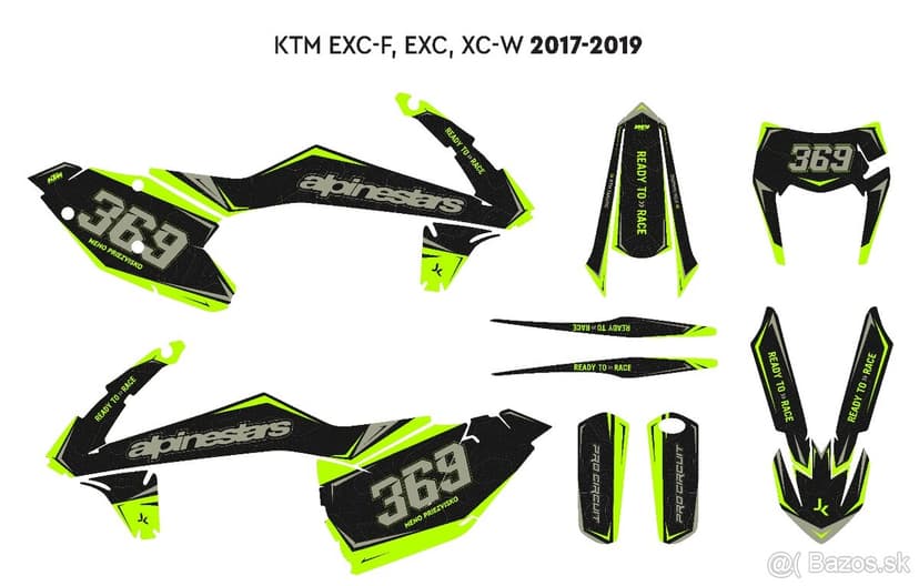 Polep KTM EXC-F, EXC, SX, SXW