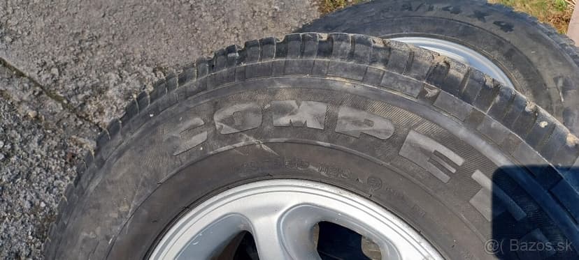 265/70 r15 112S 6x139 4x4 DEZEN-6mm 289eur aj nahodím na aut
