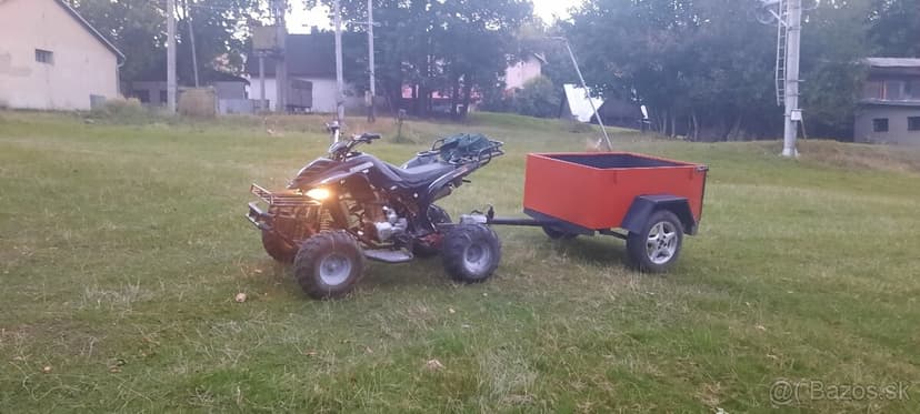 Predám štvorkolku + prívesný vozík