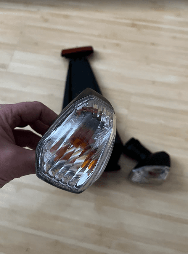 Kawasaki Ninja ZX6R 2005-2008 držiak špz + zadné smerovky