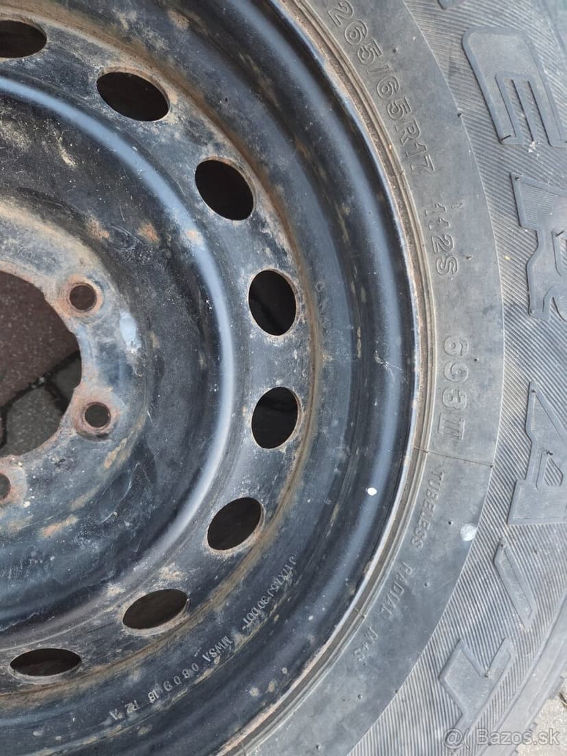 Kolesá 6x 139,7 r17 hilux, land cruiser