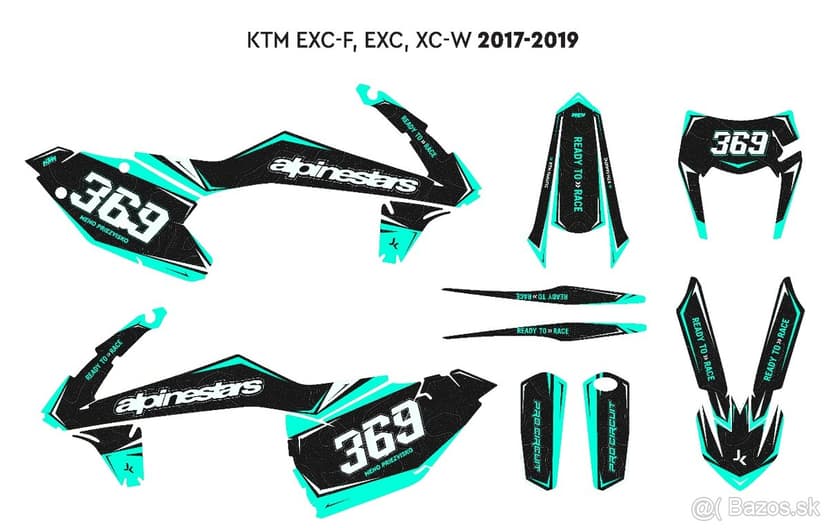 Polep KTM EXC-F, EXC, SX, SXW