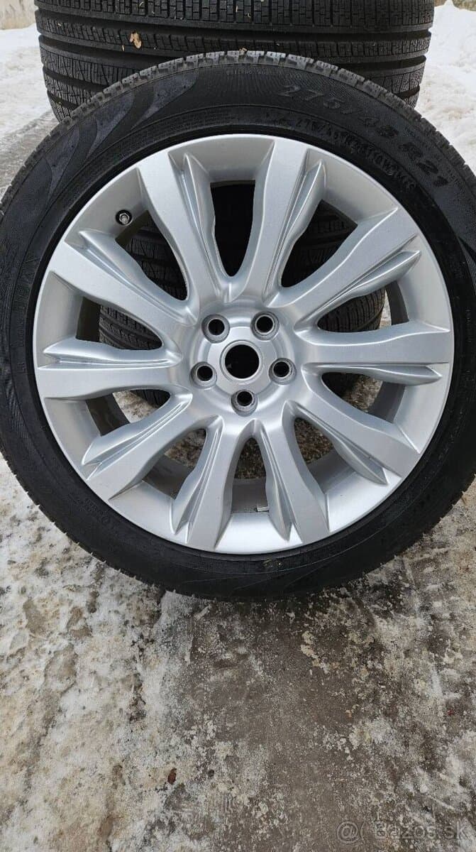 TOP ALU kola Land Rover 21" – 5×120, Pirelli 98 %
