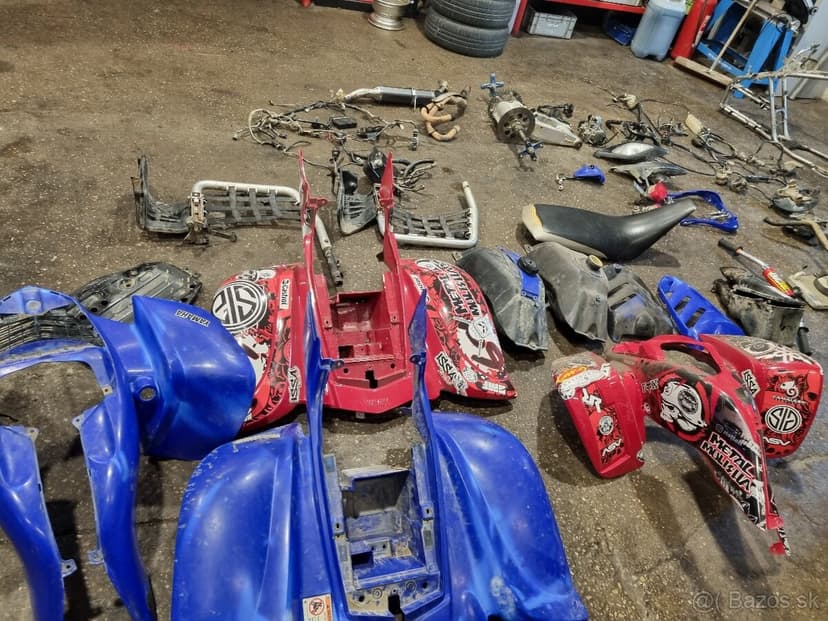 Yamaha raptor 660 diely