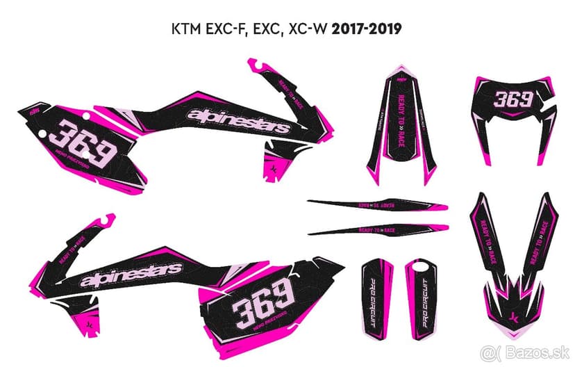Polep KTM EXC-F, EXC, SX, SXW