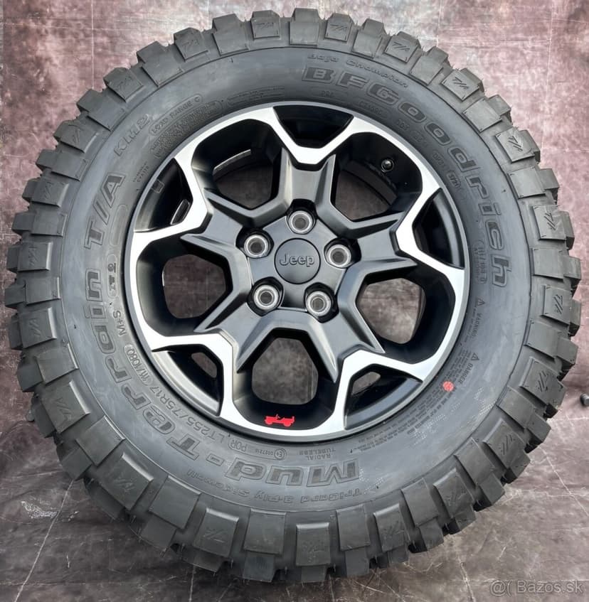 Originální alu kola Jeep 255/75/17