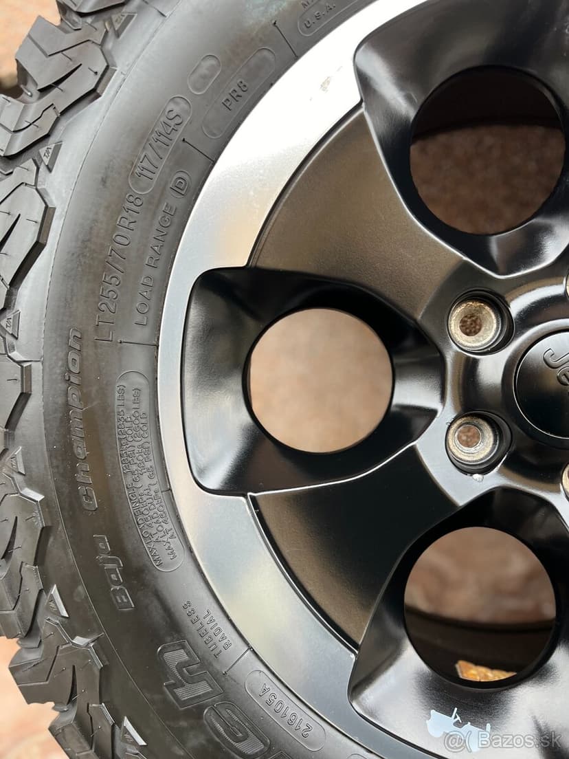 Original Alu Disky R18 s Off Road Pneu BFGoodrich 255/70 R18