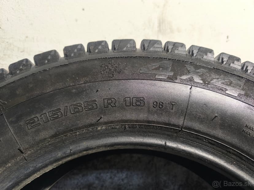 215/65 R16 Zimné pneumatiky Pneu Vranik Ice Plus 2 kusy