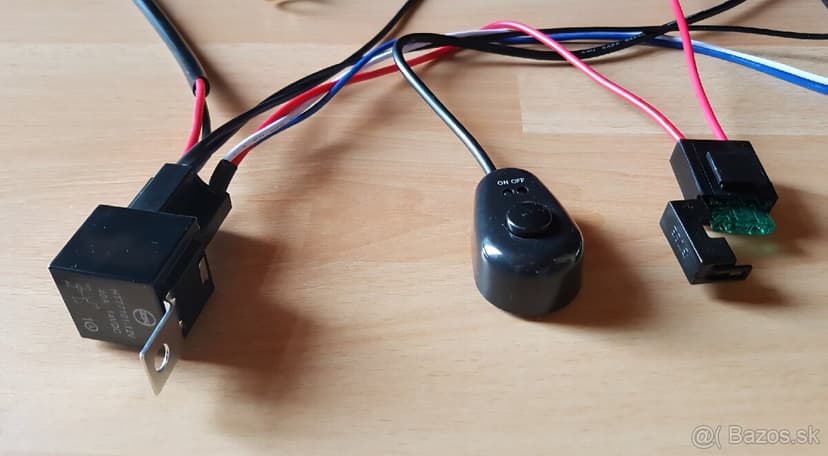 Kabeláž na led rampy - svetla