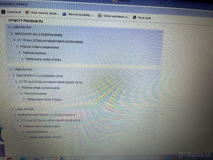 Land Rover Discovery III, IV, Spotr, 2,7TD 140kw
