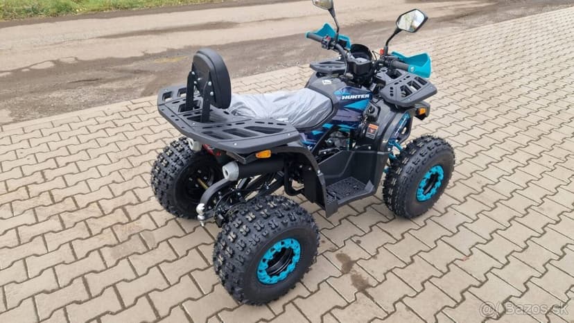 Dětská čtyřtaktní čtyřkolka Hunter II 125ccm modra